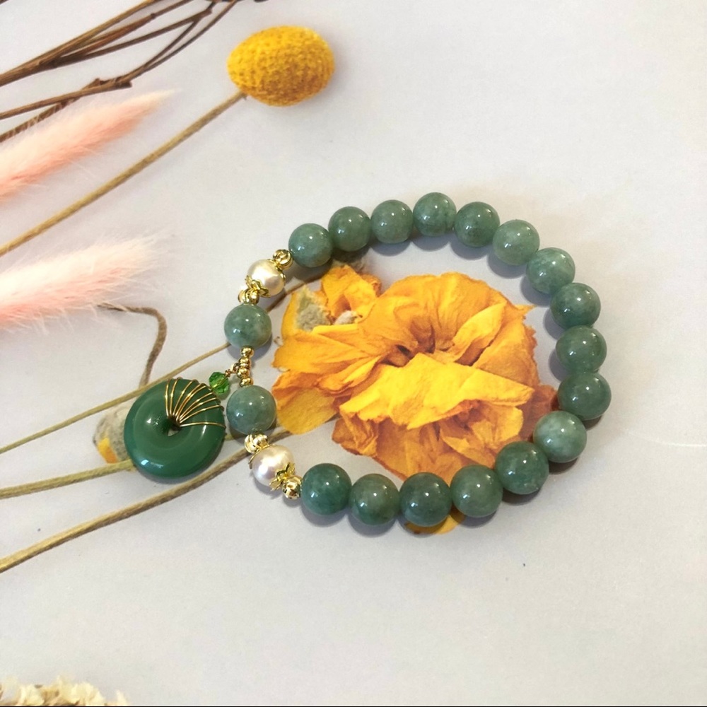 Semi precious stones hand made bracelets